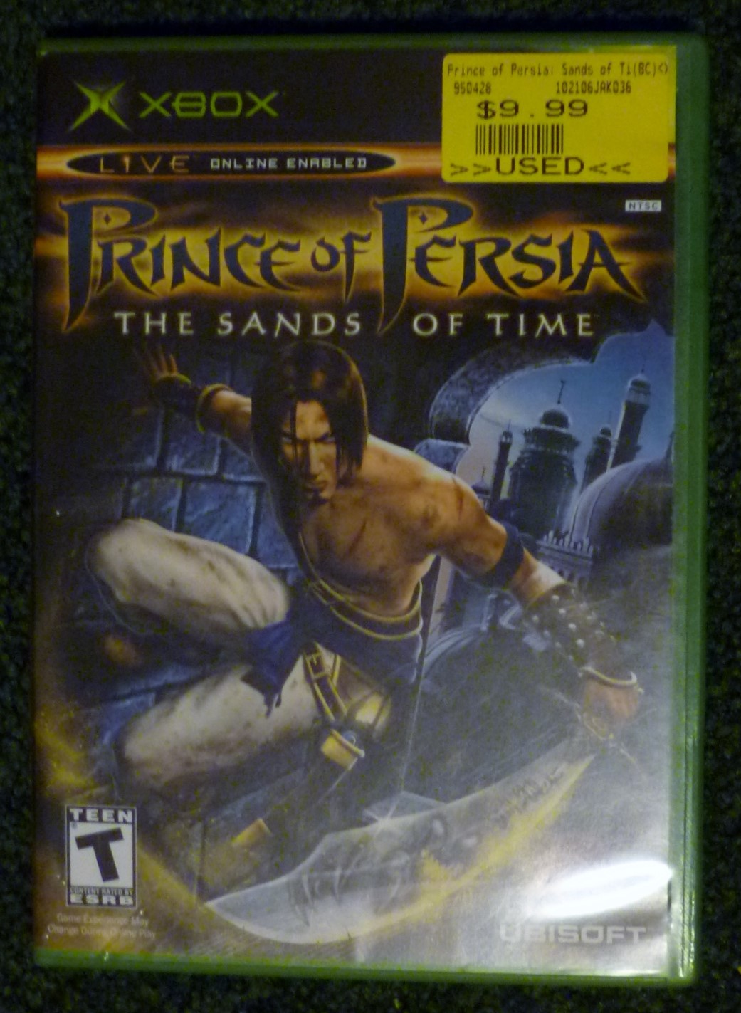 Prince of Persia The Sands of Time (Xbox) Cover