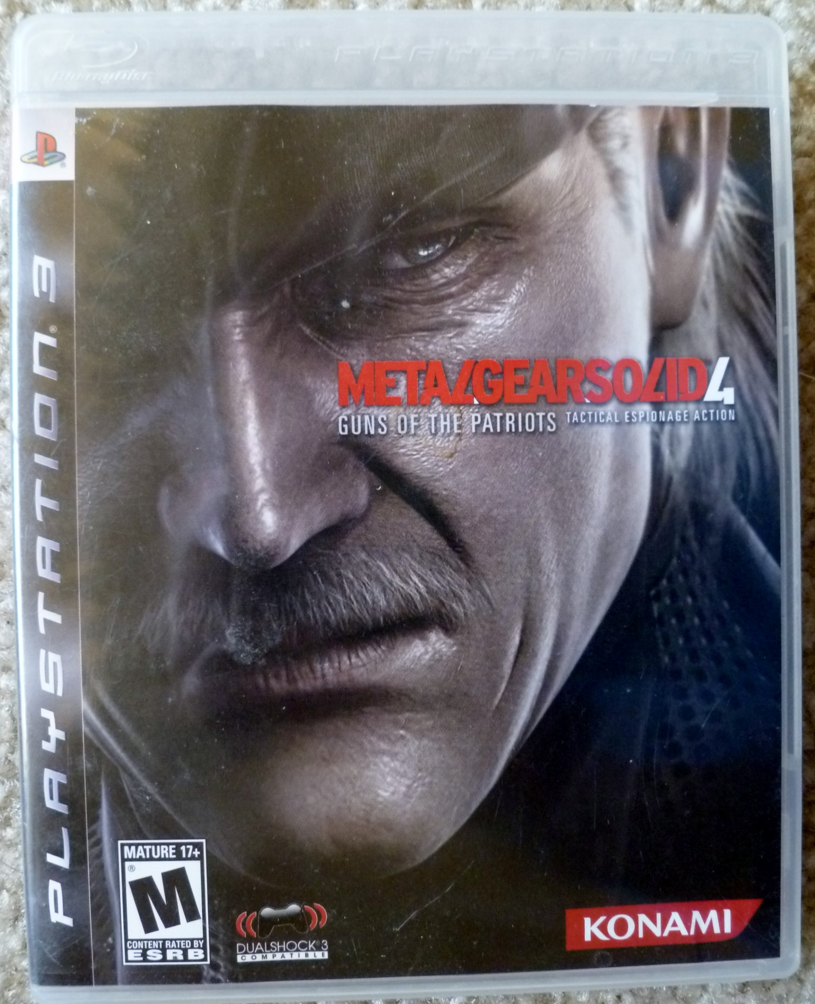 Metal Gear Solid 4 Cover