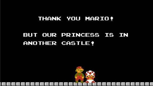 Super Mario Bros Ending
