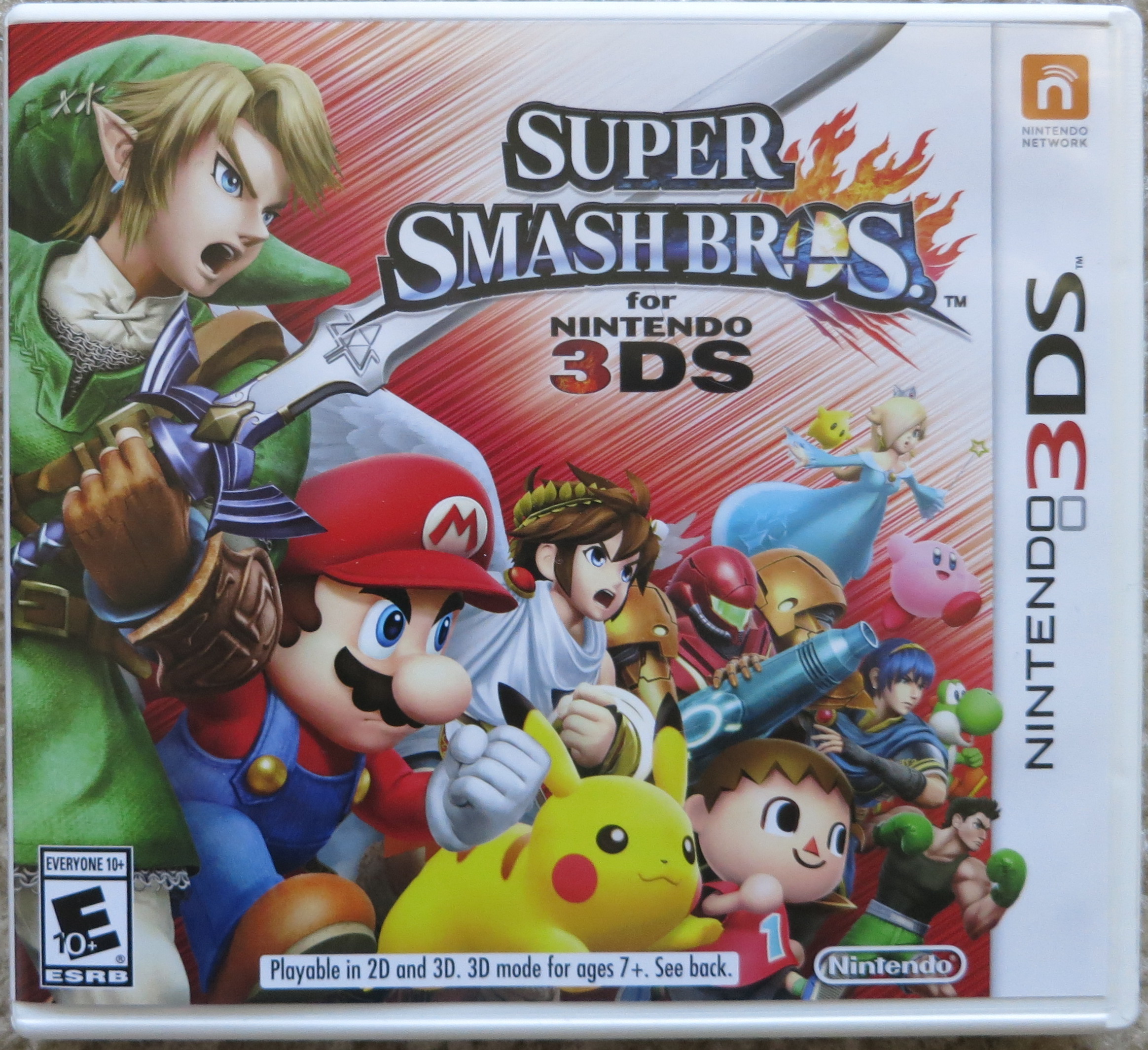 Super Smash Bros 3DS Cover