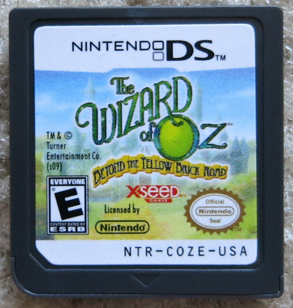 Wizard of Oz Beyon the Yellow Brick Road Cartridge