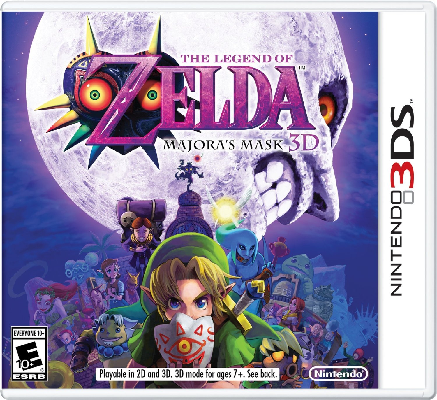 Legend of Zelda Majoras Mask 3D Cover