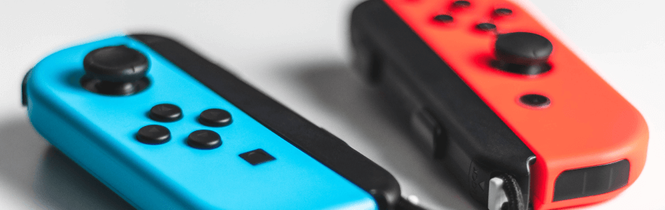 Original blue and red Nintendo Switch controllers